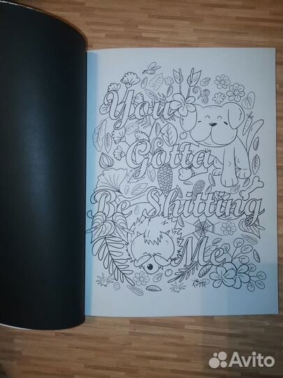 Раскраска антистресс для взрослых Memos to shitty