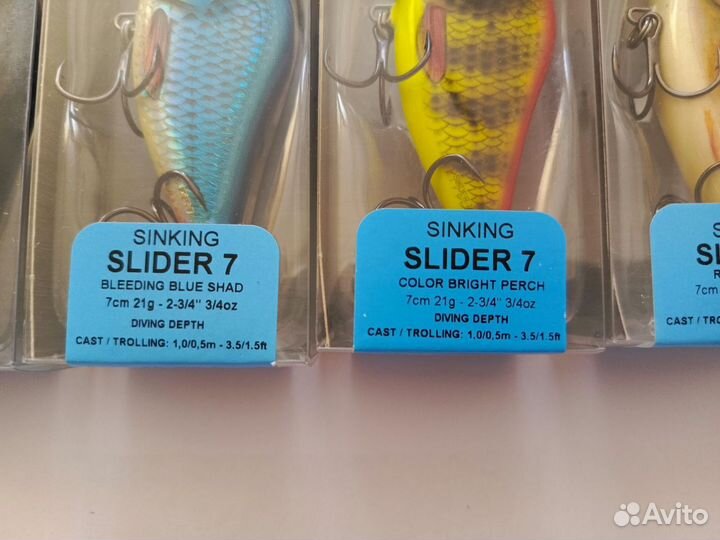 Воблеры Salmo Slider 7