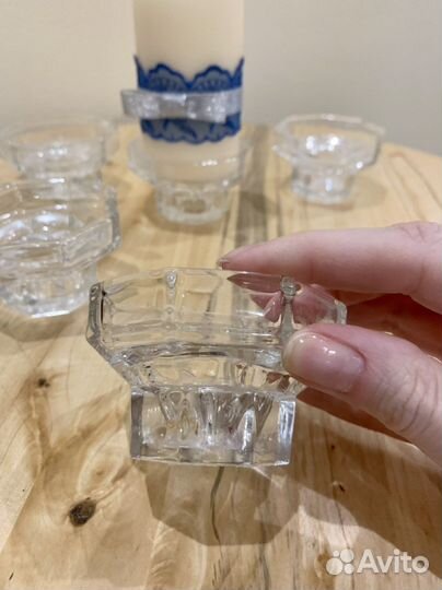 Подсвечник стекло