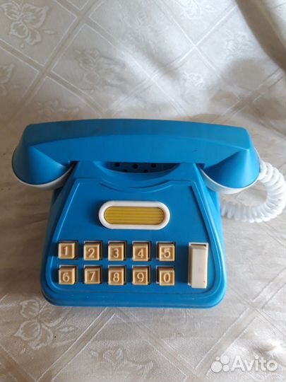Винтажная игрушка. Музыкальный телефон. СССР