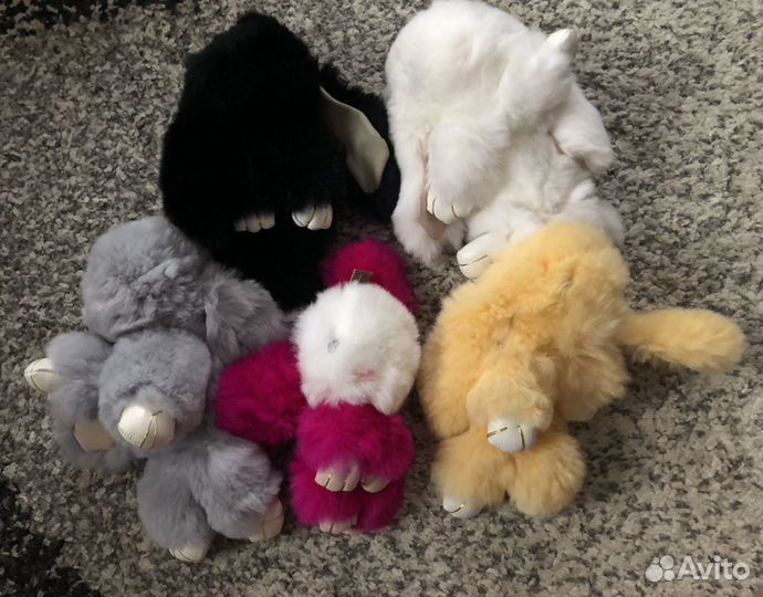 Мягкие игрушки зайки