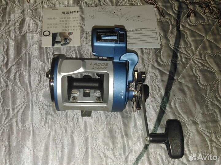 Катушка мультипликаторная со счетчиком лески