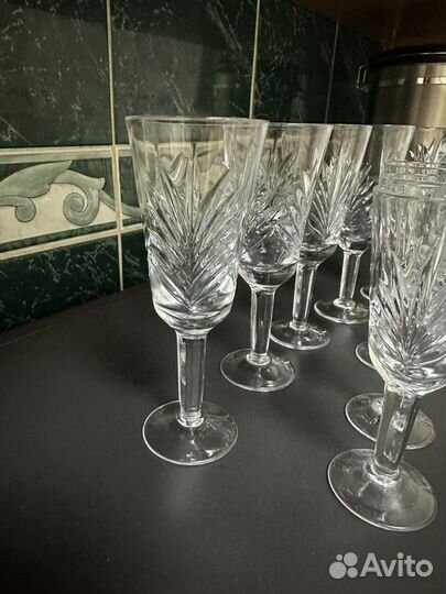 Фужеры -рюмки - хрусталь СССР