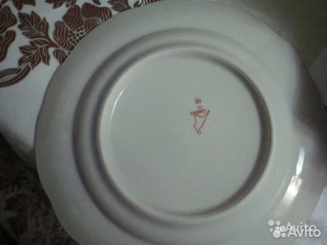 Набор старых красивых тарелок Дулево СССР