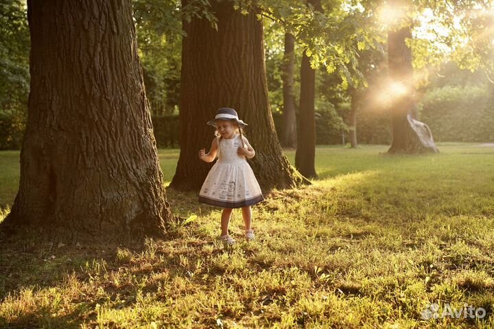 Платье летнее для девочки 104 нарядное