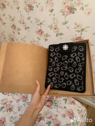 Чехол для планшета новый чёрный мягкий