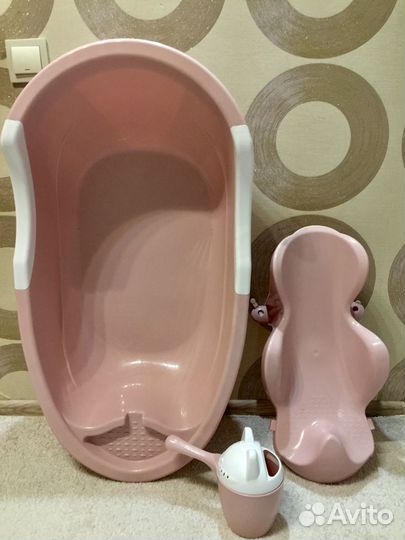 Детская ванночка для купания с горкой