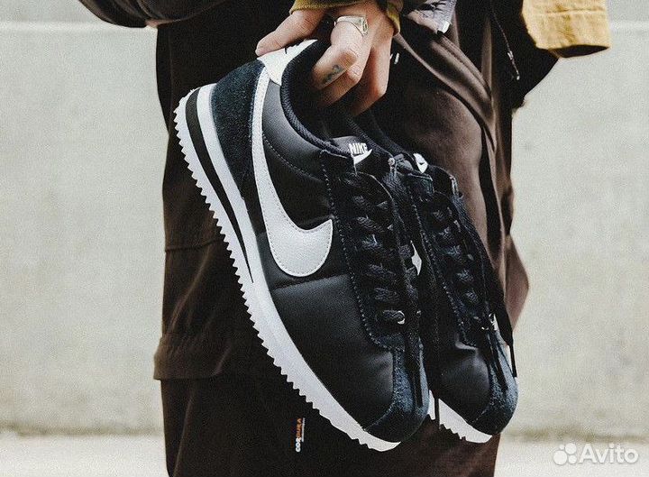 Кроссовки Nike Cortez Montreal Black Neylon Metall