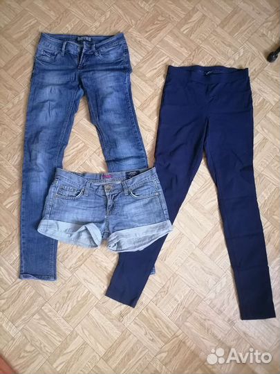 Штаны и джинсы пакетом 34