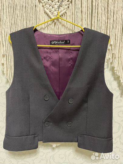 Школьная форма для девочки 152 серая