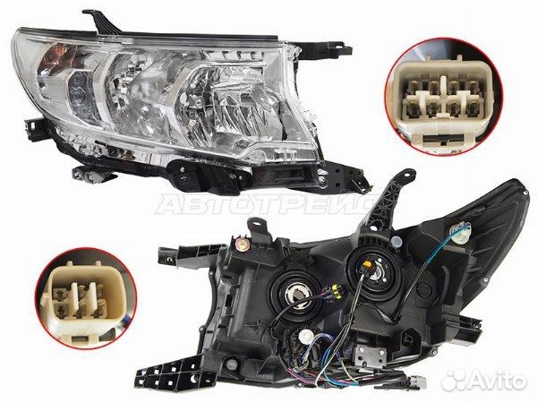 Фара toyota land cruiser prado 150 09