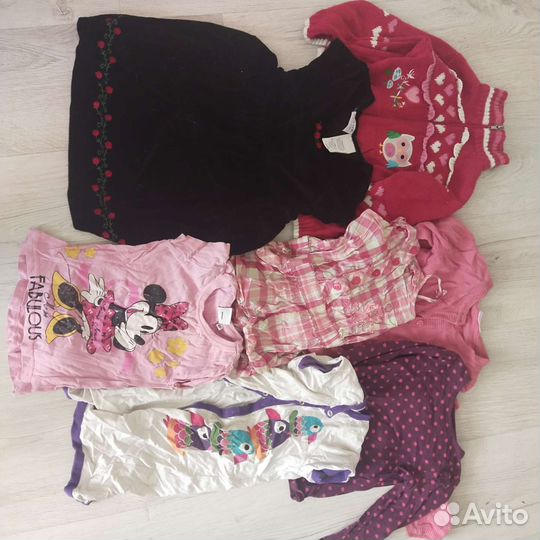 Одежда пакетом для девочки 1-2 года
