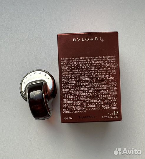 Bvlgari Omnia eau de parfum 5 мл 2006
