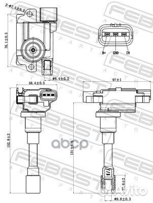 Катушка зажигания / suzuki grand vitara JB424X