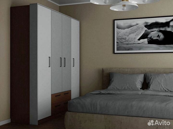 Шкаф новый распашной. Рассрочка