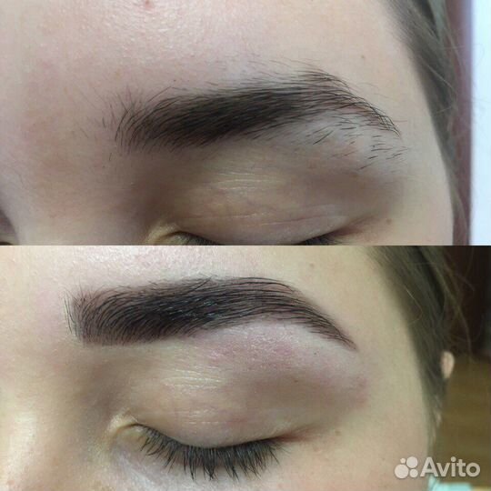 Коррекция и оформление бровей