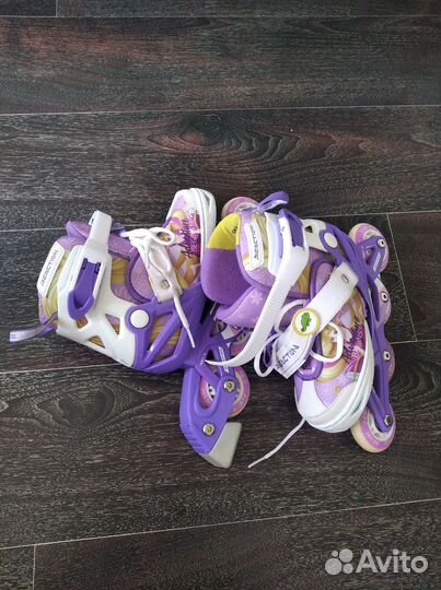 Ролики детские раздвижные reaction 26-31 размер