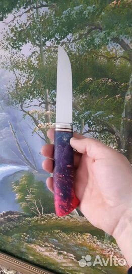 Нож охотничий из порошковой стали