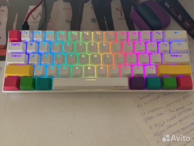 Игровая клавиатура anne pro 2 купить в Москве | Электроника | Авито