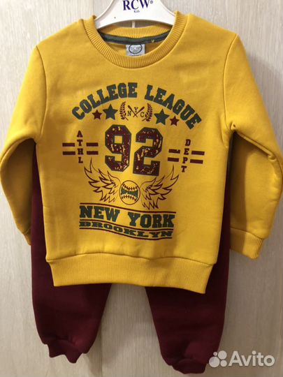 Детский костюм на флисе, новый