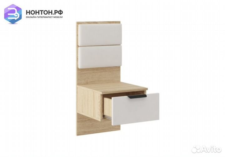 Тумба прикроватная Норд дуб сонома / софт даймонд