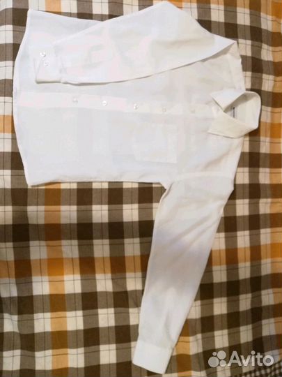 Рубашка белая р.128
