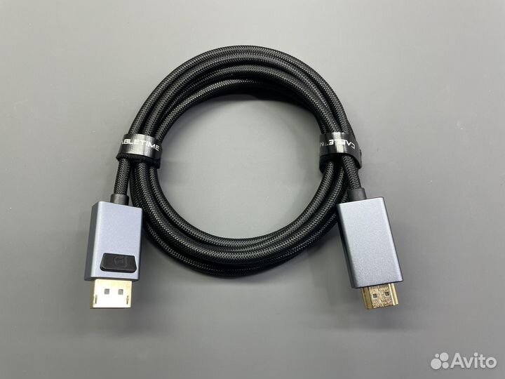 Кабель-адаптер cabletim с Displayport на hdmi 1.8м
