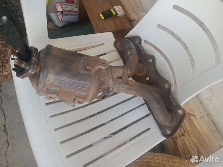 Выпускной коллектор hyundai solaris G4FG 1.6