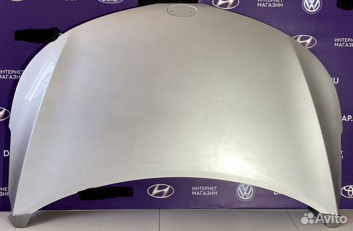 Капот Kia Rio 11-17 серебристый