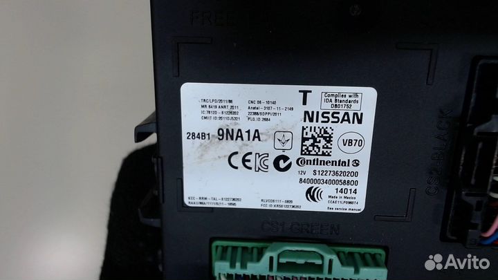 Блок управления бортовой сети Infiniti QX60, 2014