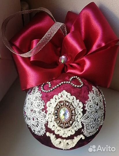 Елочные шары ручной работы