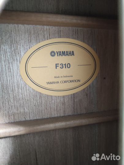 Акустическая гитара yamaha f310 бу + чехол