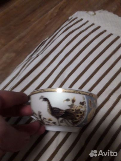 Набор из 2 шт фарфоровых чайных пар