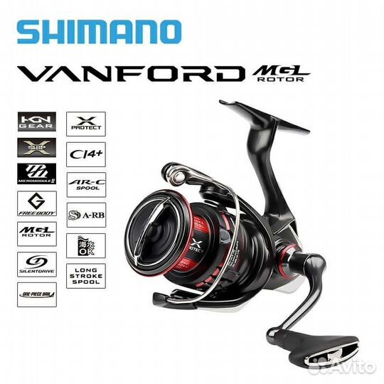 Катушки Shimano Vanford и Stradic FL 19