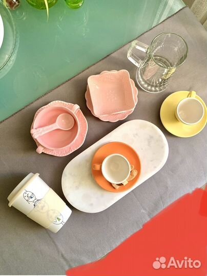 Посуда для дома и дачи кружки мраморный поднос H&M