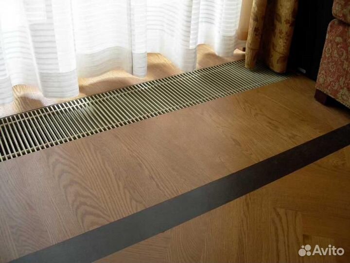 Конвектор в пол kwhv 350-120-3500 мощность 9843 Вт