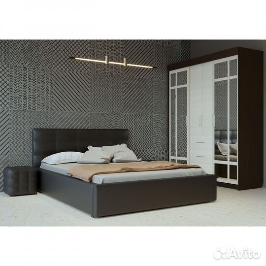 Спальный гарнитур с матрасом Эмили 2