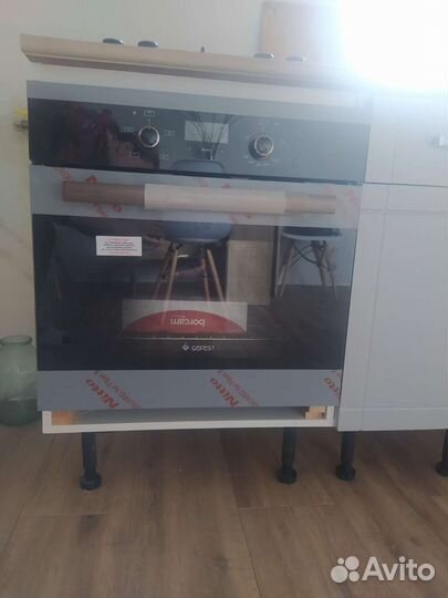 Встраиваемый духовой газовый шкаф Gefest