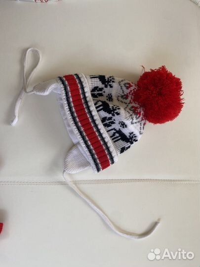 Шапка и шарфик детское