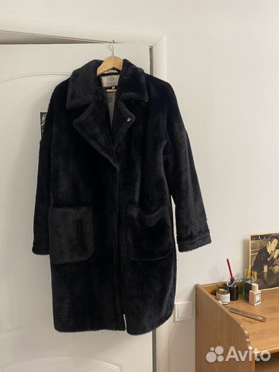 Пальто из экомеха