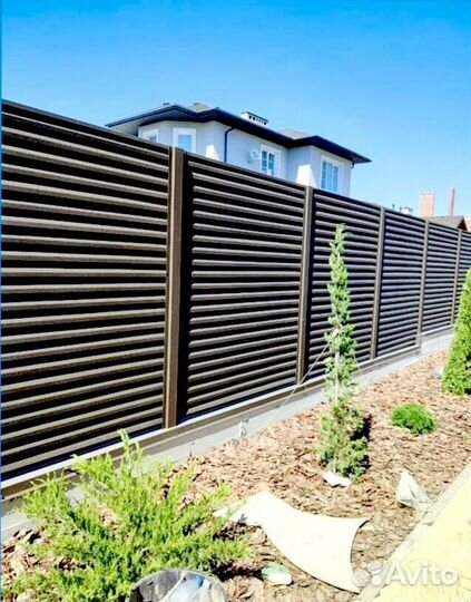 Забор ранчо, жалюзи. Европейская версия