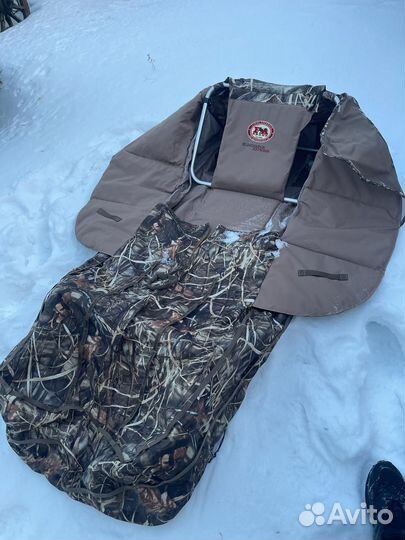 Лежачая засидка на гуся