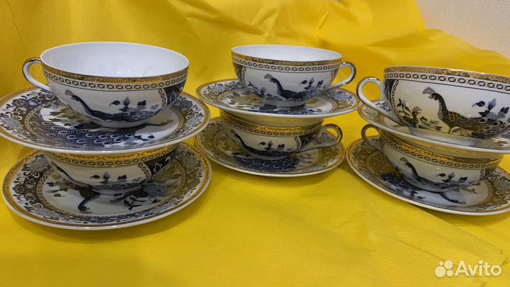 Чашка с блюдцем yoko,япония