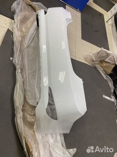 Бампер задний солярис с 14г белый PGU