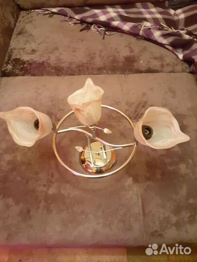 Люстра потолочная бу