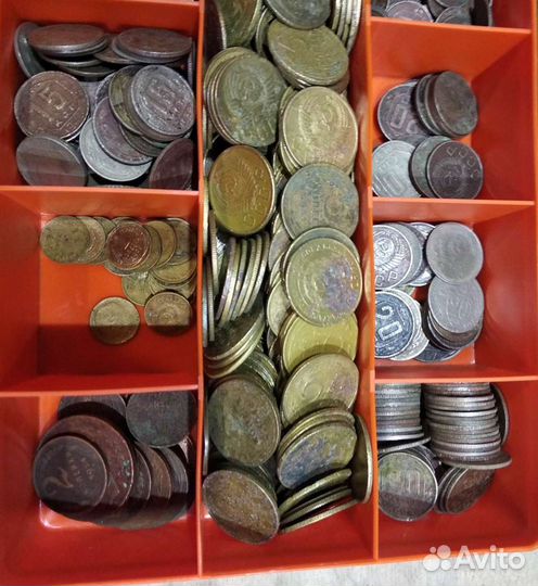 Монеты с 1921 по 1957 ранние советы много