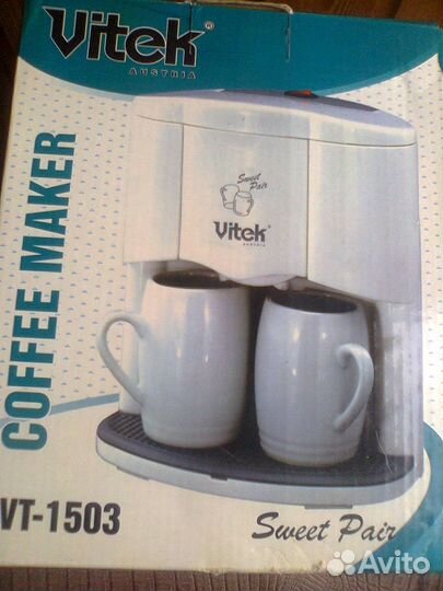 Новая эл. кофеварка Vitek и эл.чайник б/у