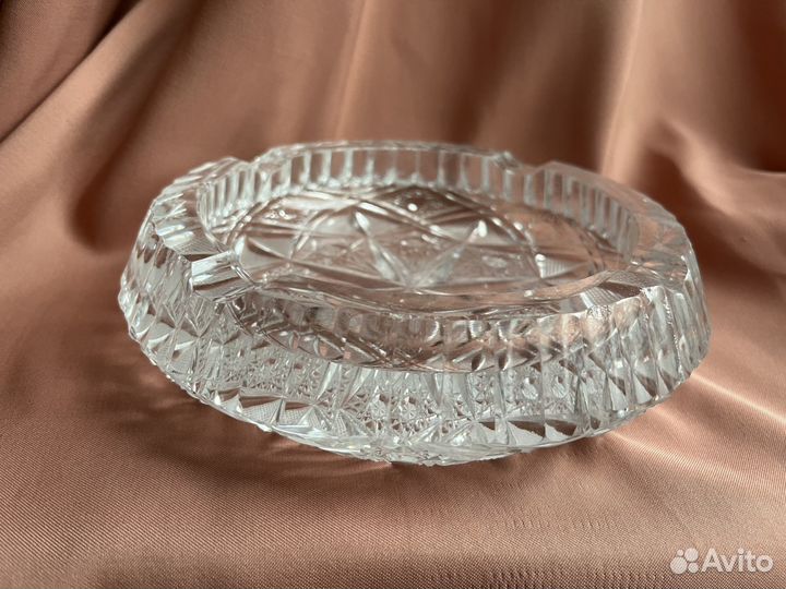 Хрустальная пепельница (мелкая) СССР