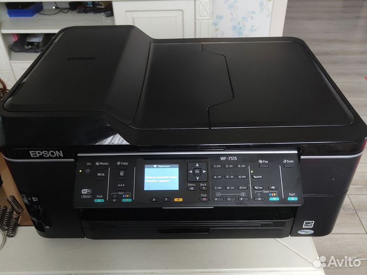 Мфу epson WF-7515 формат A3 не печатает