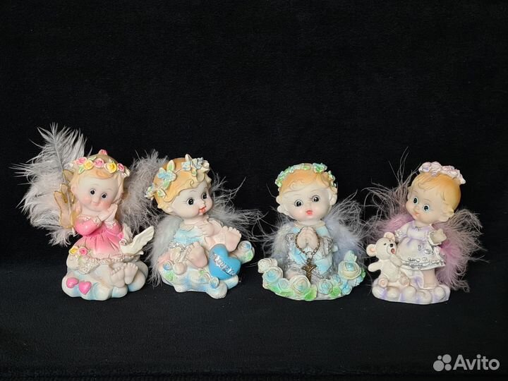 Статуэтки ангелы и малыши